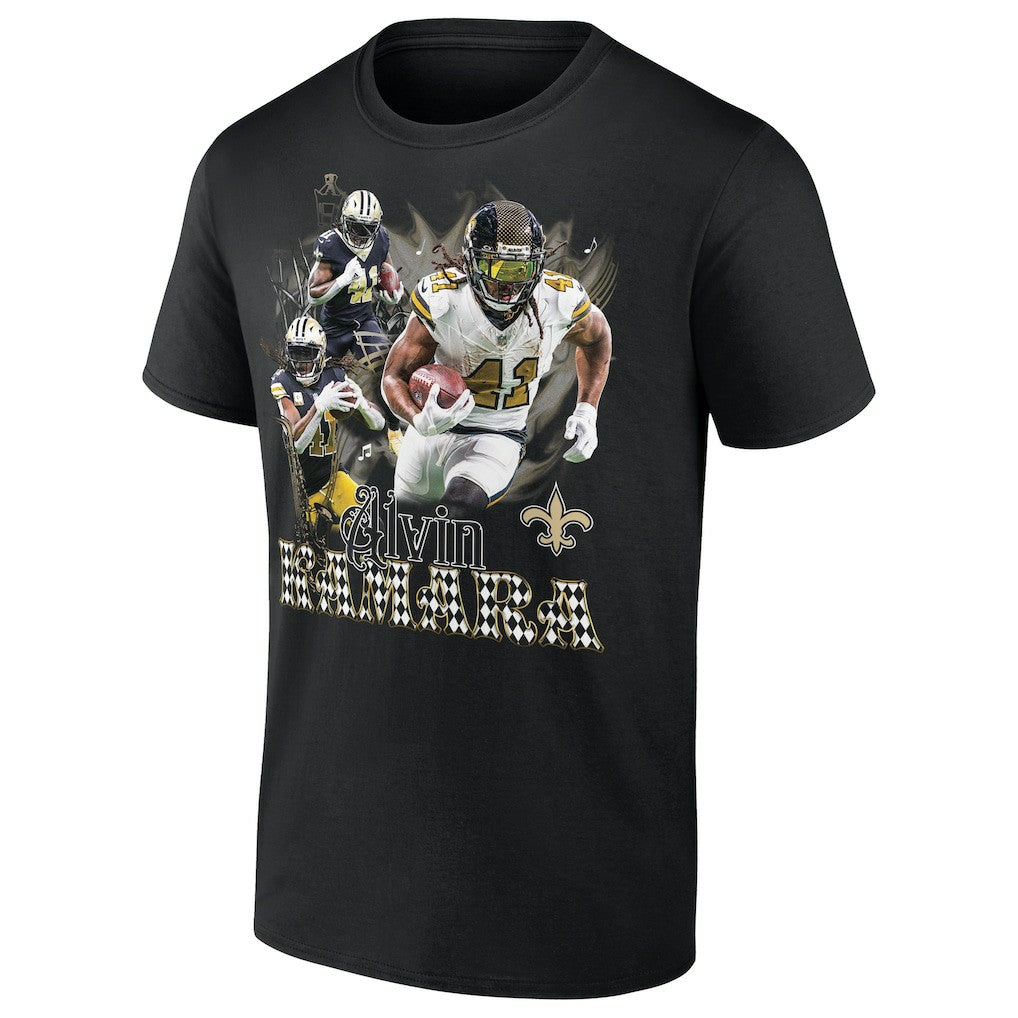 NFL New Orleans Saints Alvin Kamara  Notorious Graphic T-Shirt