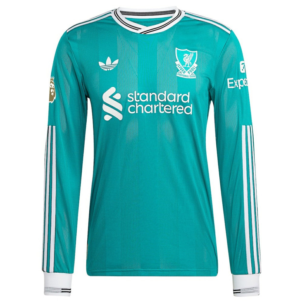 Virgil van Dijk Liverpool 2025/26 Third Long Sleeve Player Jersey / Soccer Discount