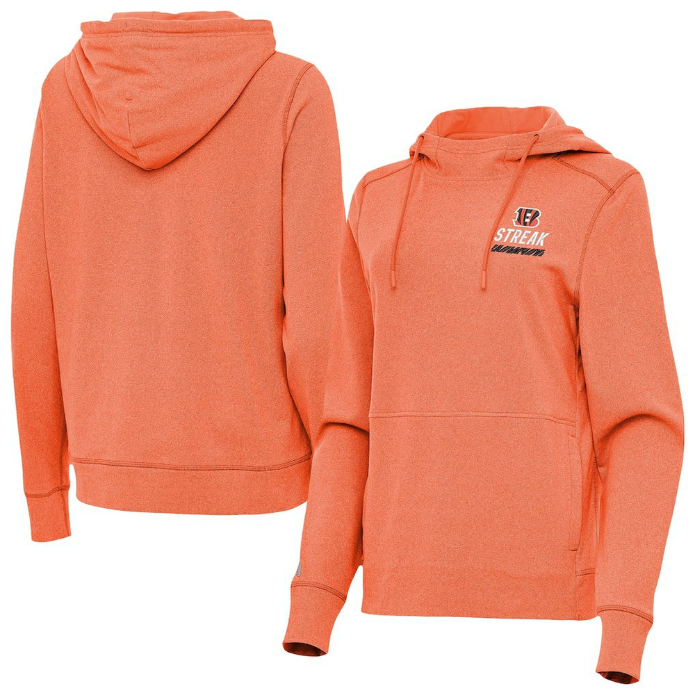 NFL Cincinnati Bengals Antigua Women's Streak Justice Pullover Hoodie