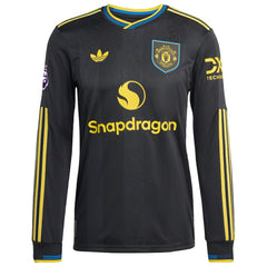 Kobbie Mainoo Manchester United 2025/26 Third Long Sleeve Player Jersey / Soccer Sale