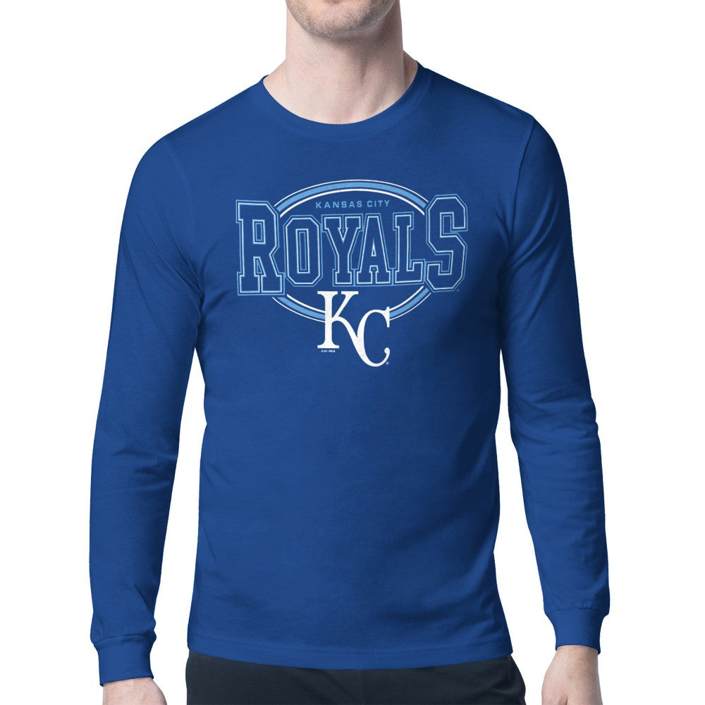 Kansas City Royals Starter Team Track Graphic Long Sleeve T-Shirt - Royal