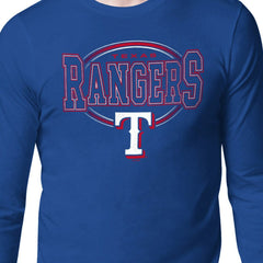 Texas Rangers Starter Team Track Graphic Long Sleeve T-Shirt - Royal