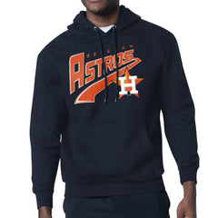 Houston Astros Starter Modern Tailsweep Fleece Tri-Blend Pullover Hoodie - Navy