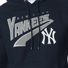 New York Yankees Starter Modern Tailsweep Fleece Tri-Blend Pullover Hoodie - Navy