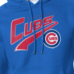 Chicago Cubs Starter Modern Tailsweep Fleece Tri-Blend Pullover Hoodie - Royal