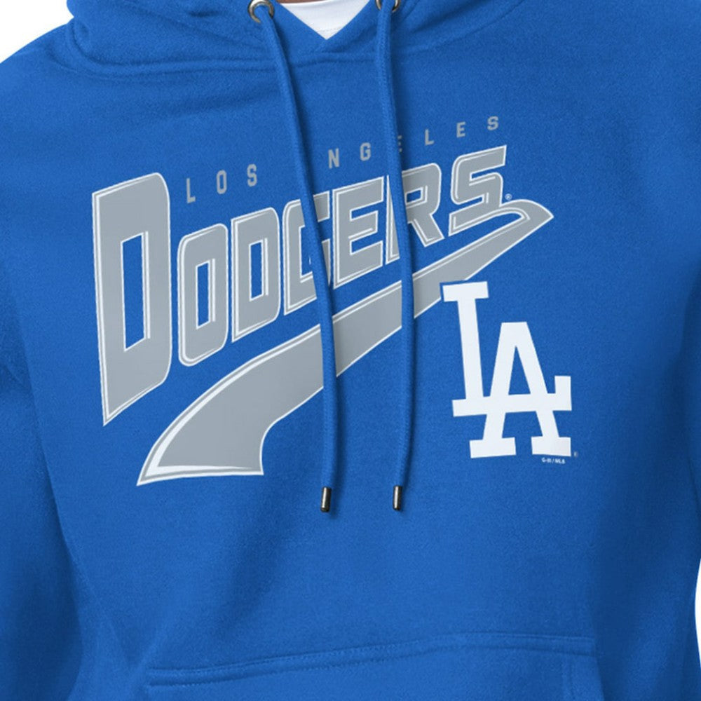 Los Angeles Dodgers Starter Modern Tailsweep Fleece Tri-Blend Pullover Hoodie - Royal