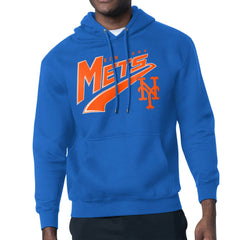 New York Mets Starter Modern Tailsweep Fleece Tri-Blend Pullover Hoodie - Royal
