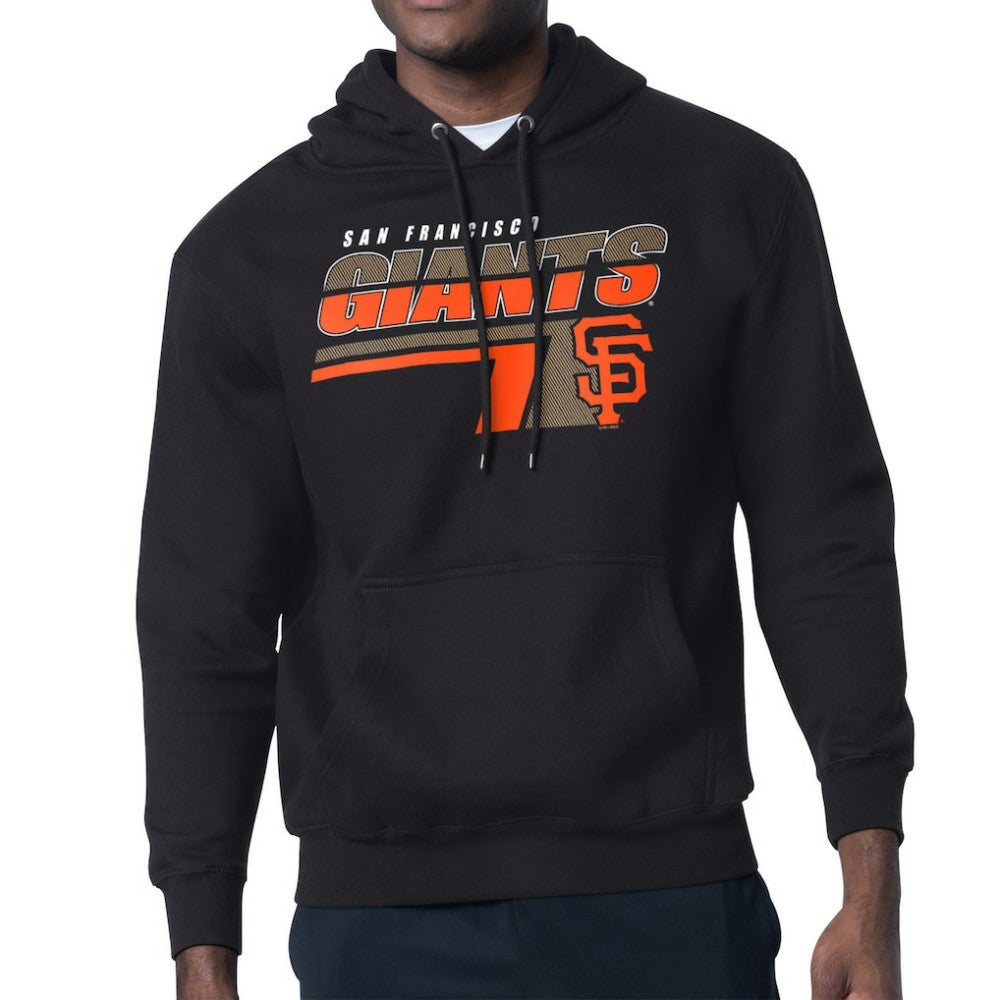 San Francisco Giants Starter Logo Push Graphic Hoodie - Black