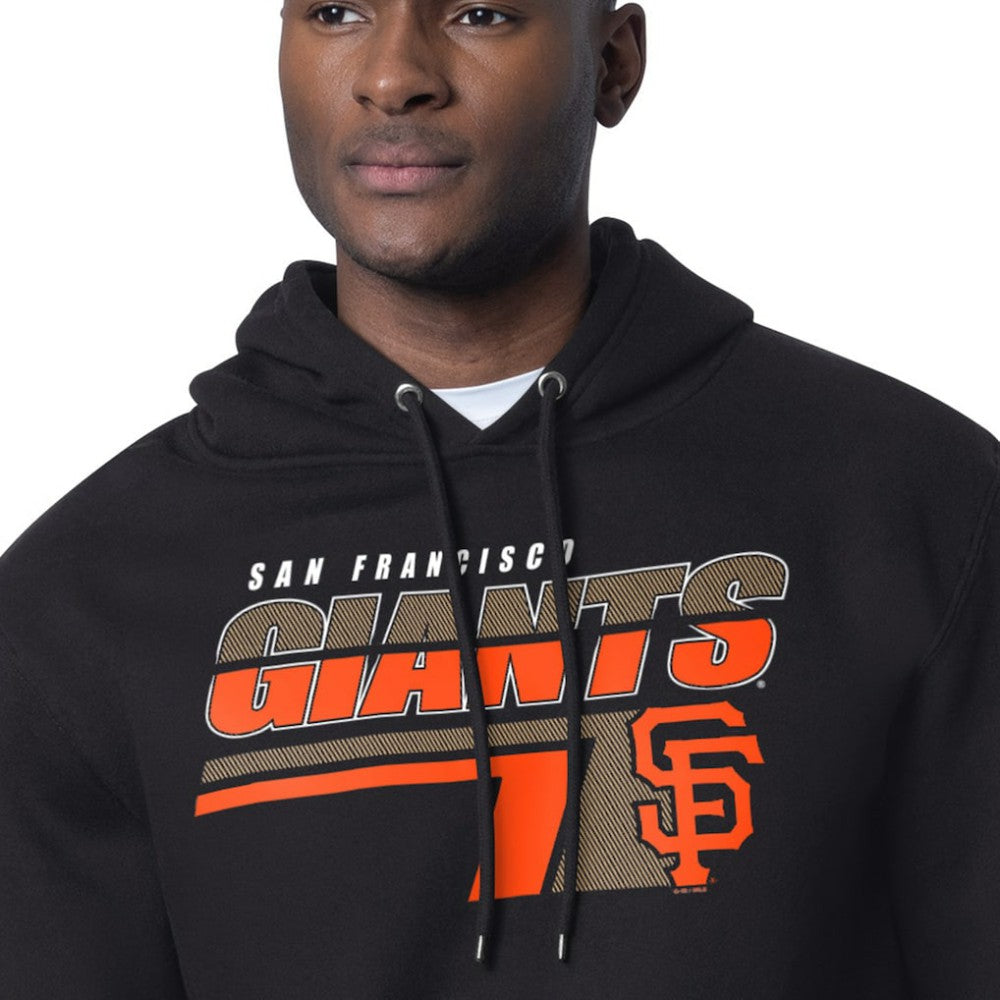 San Francisco Giants Starter Logo Push Graphic Hoodie - Black