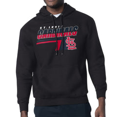 St. Louis Cardinals Starter Logo Push Graphic Hoodie - Black