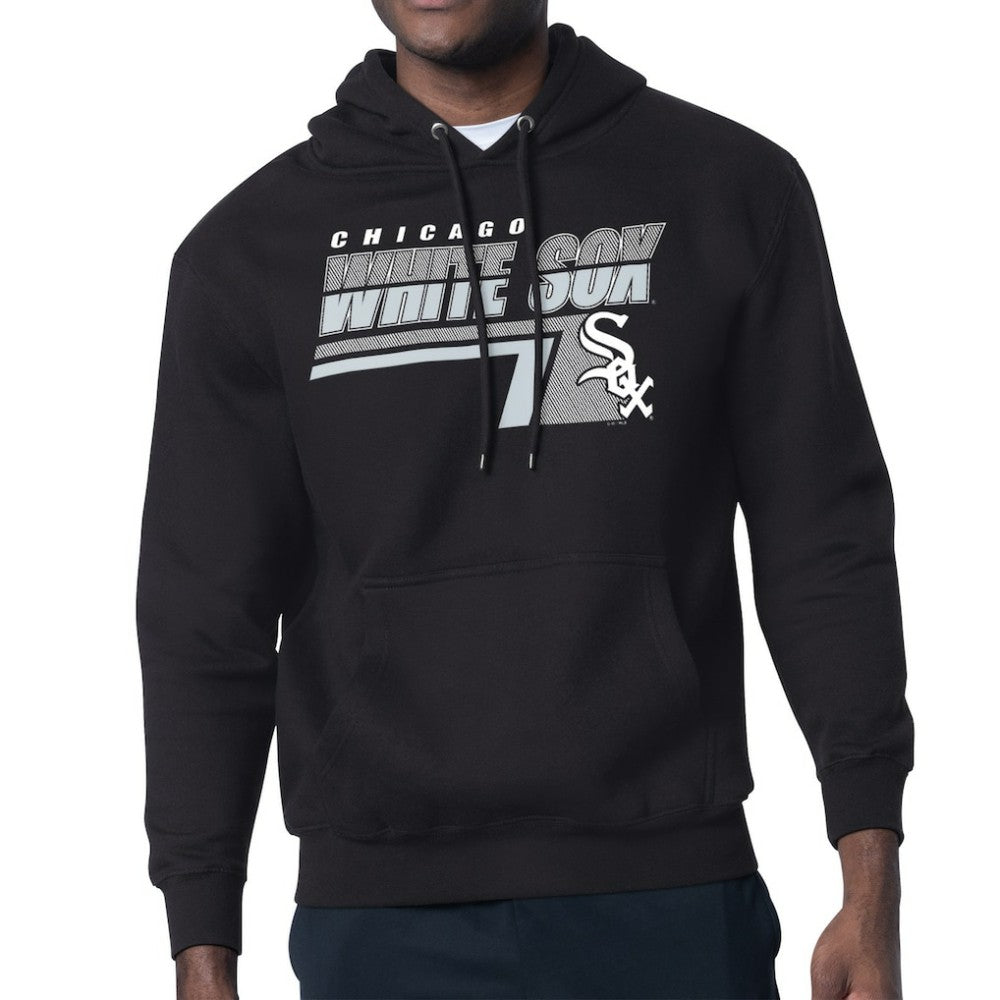 Chicago White Sox Starter Logo Push Graphic Hoodie - Black