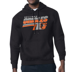 Baltimore Orioles Starter Logo Push Graphic Hoodie - Black