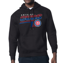 Chicago Cubs Starter Logo Push Graphic Hoodie - Black