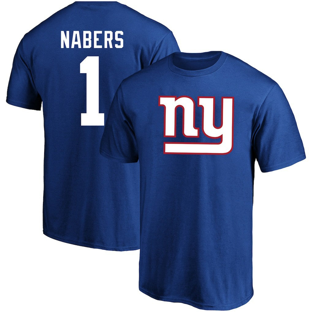 NFL New York Giants Malik Nabers  Big & Tall Player Name & Number T-Shirt