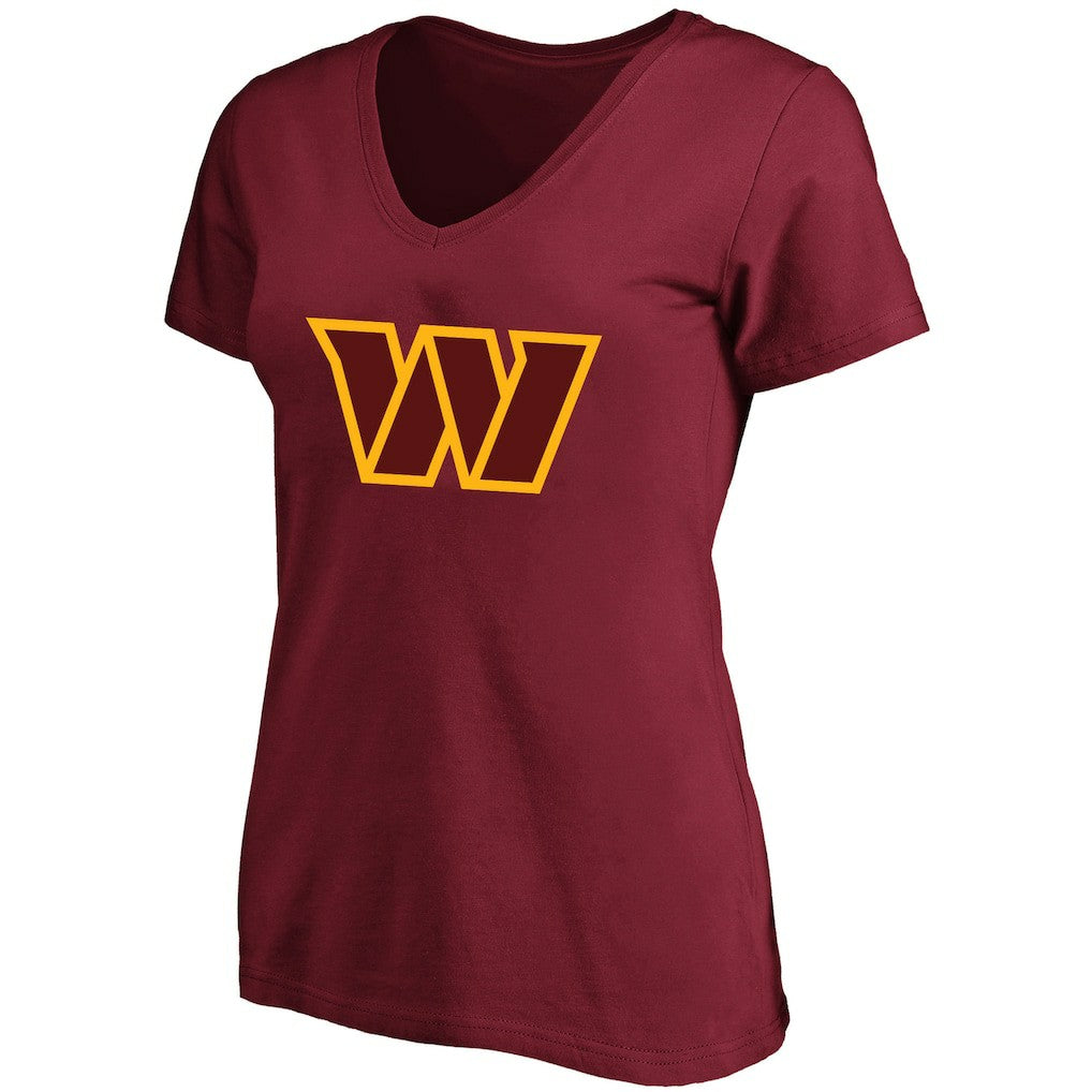 NFL Washington Commanders Jayden Daniels  Women's Plus Size Name & Number T-Shirt