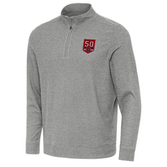 NFL Tampa Bay Buccaneers Antigua 50th Season Subtle Quarter-Zip Sweatshirt