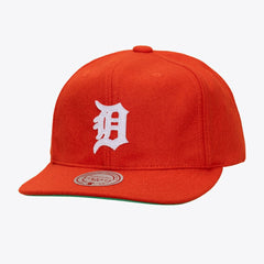 Detroit Tigers Unisex Vintage Fit Melton Wool Adjustable Hat - Orange
