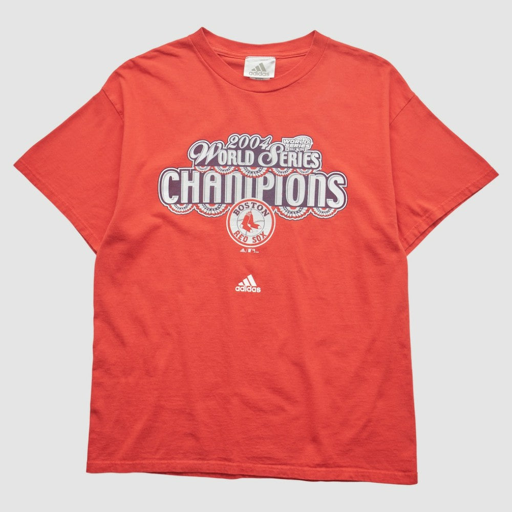 Boston Red Sox Adidas 2004 T-Shirt - Red Vintage