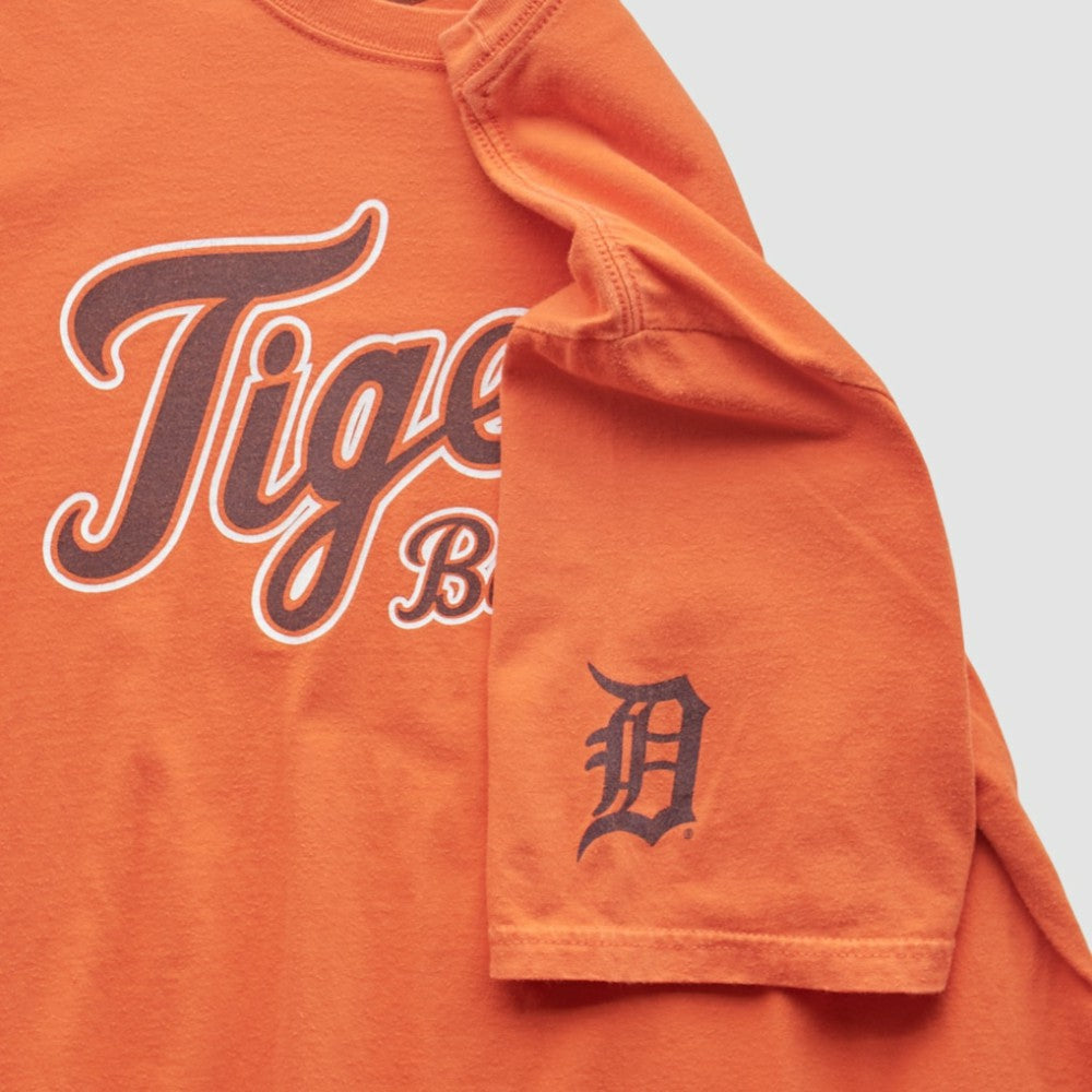 Detroit Tigers 2000s T-Shirt - Orange Vintage | Nike
