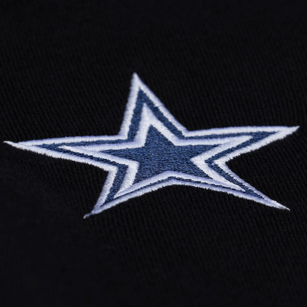 NFL Dallas Cowboys Women's Cropped Long Sleeve Rugby Polo