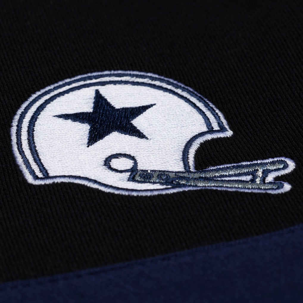 NFL Dallas Cowboys Women's Cropped Long Sleeve Rugby Polo
