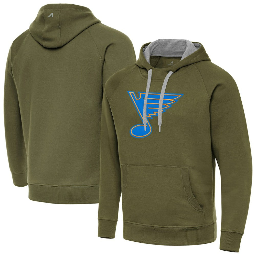 St. Louis Blues Antigua Victory Pullover Hoodie