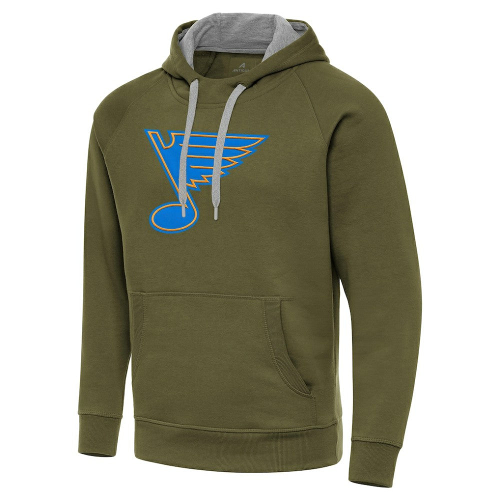St. Louis Blues Antigua Victory Pullover Hoodie
