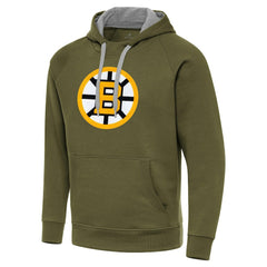Boston Bruins Antigua Victory Pullover Hoodie