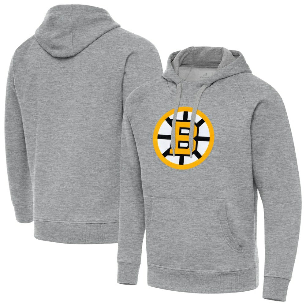 Boston Bruins Antigua Victory Pullover Hoodie
