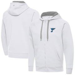 St. Louis Blues Antigua Victory Full-Zip Hoodie