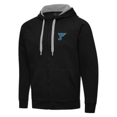 St. Louis Blues Antigua Victory Full-Zip Hoodie