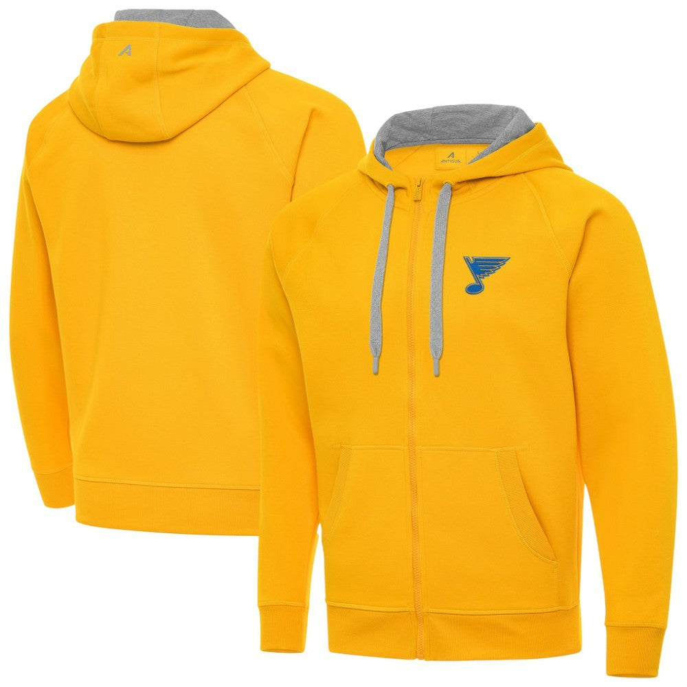 St. Louis Blues Antigua Victory Full-Zip Hoodie