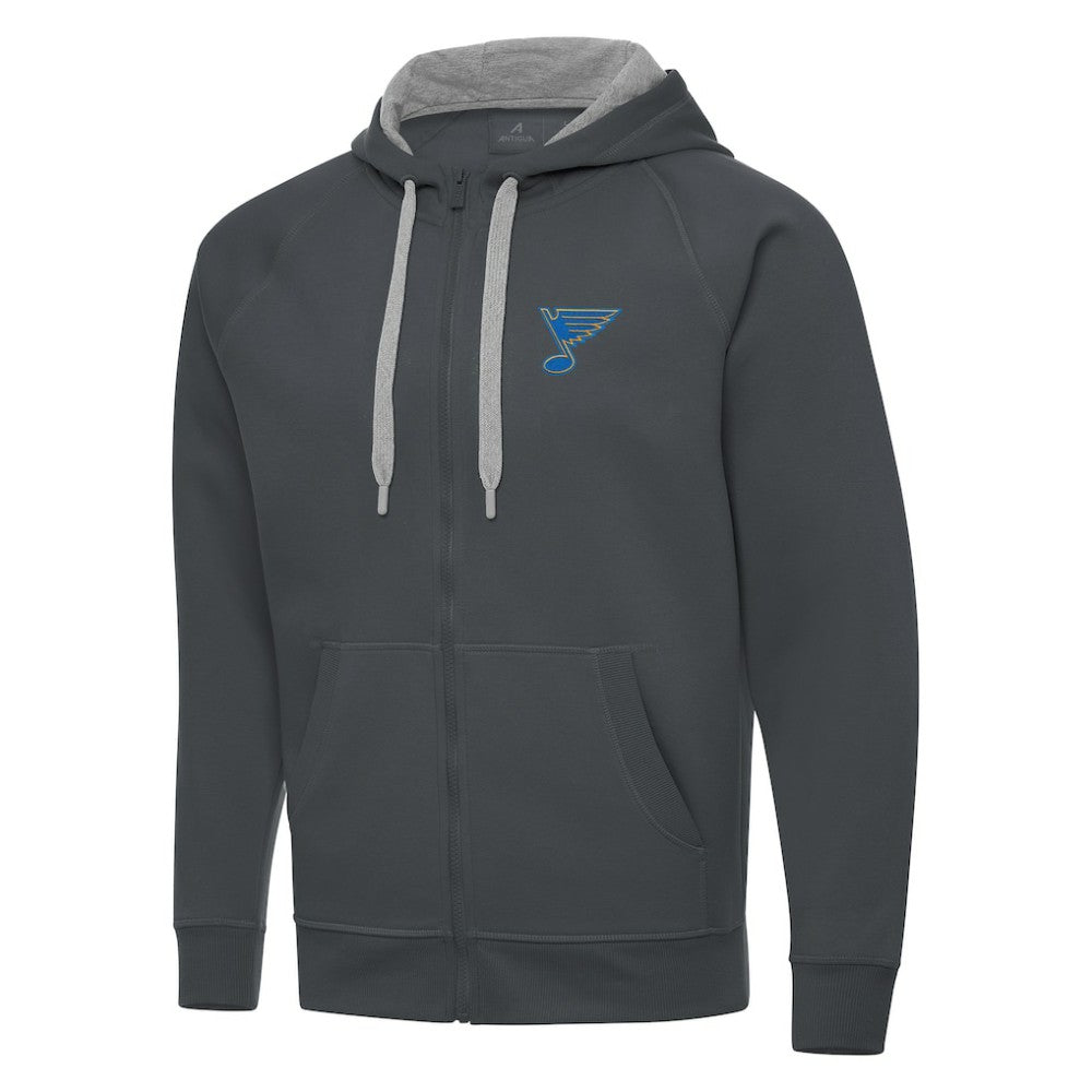 St. Louis Blues Antigua Victory Full-Zip Hoodie