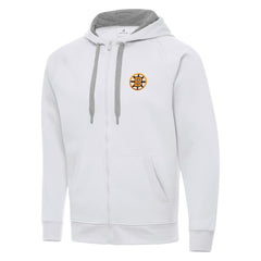 Boston Bruins Antigua Victory Full-Zip Hoodie