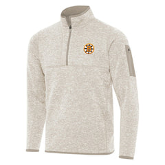 Boston Bruins Antigua Fortune Quarter-Zip Pullover Jacket