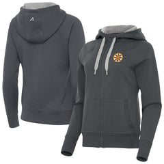 Boston Bruins Antigua Women's Victory Full-Zip Hoodie