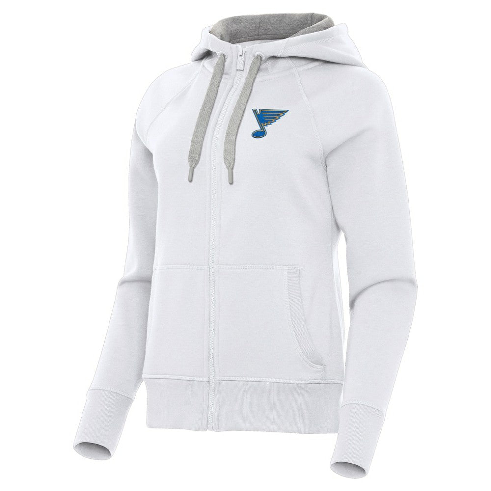 St. Louis Blues Antigua Women's Victory Full-Zip Hoodie