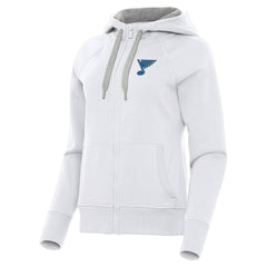 St. Louis Blues Antigua Women's Victory Full-Zip Hoodie