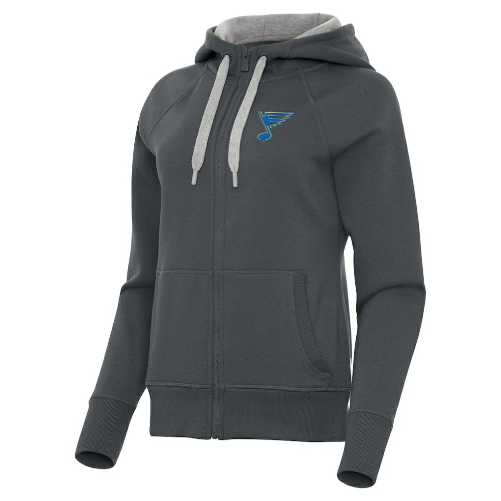 St. Louis Blues Antigua Women's Victory Full-Zip Hoodie