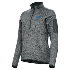 St. Louis Blues Antigua Women's Fortune Half-Zip Pullover