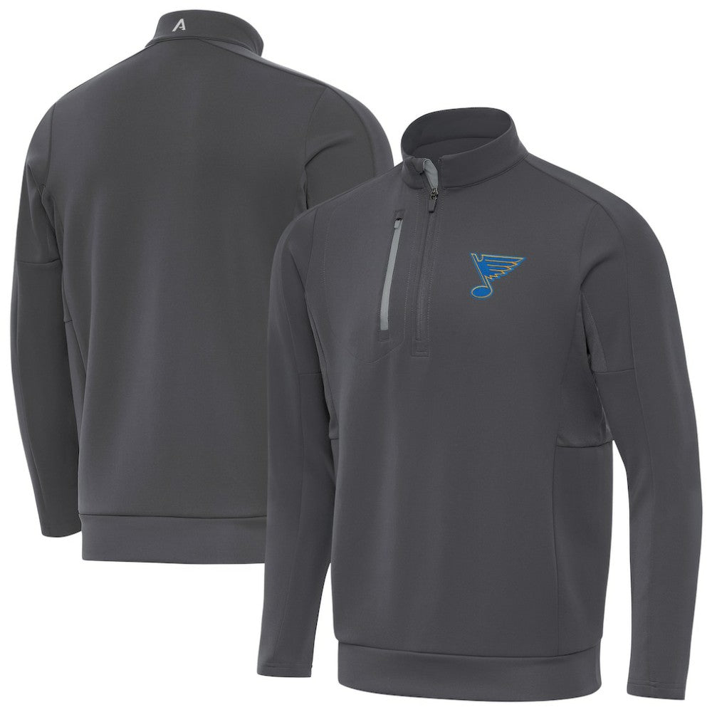 St. Louis Blues Antigua Generation Quarter-Zip Pullover Top