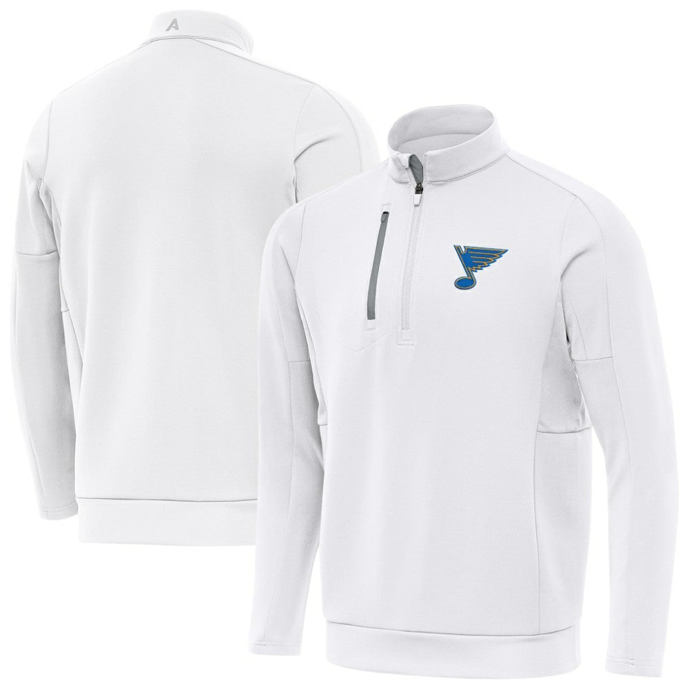 St. Louis Blues Antigua Generation Quarter-Zip Pullover Top