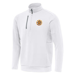 Boston Bruins Antigua Generation Quarter-Zip Pullover Top