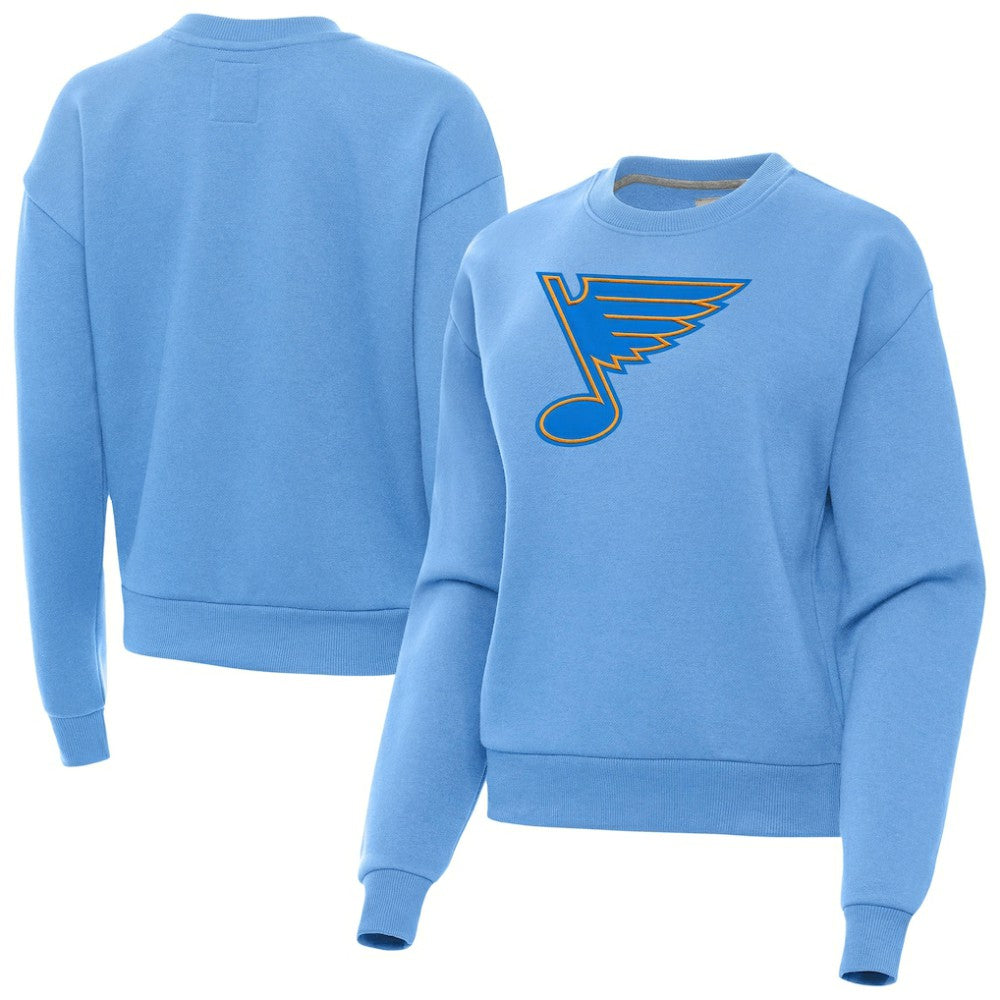 St. Louis Blues Antigua Women's Victory Pullover Sweatshirt