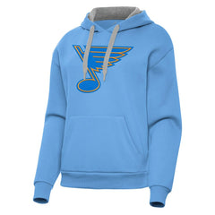 St. Louis Blues Antigua Women's Victory Pullover Hoodie