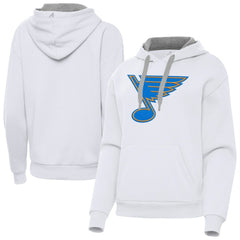St. Louis Blues Antigua Women's Victory Pullover Hoodie