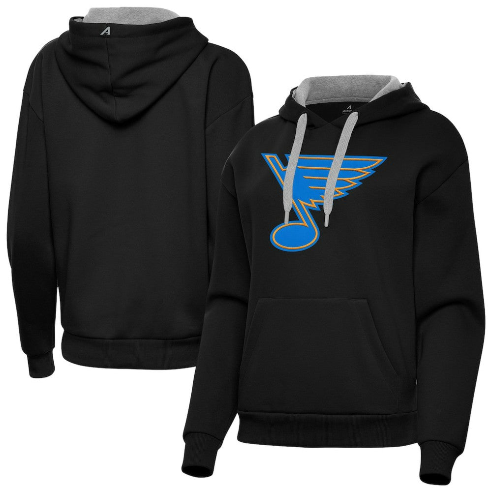 St. Louis Blues Antigua Women's Victory Pullover Hoodie