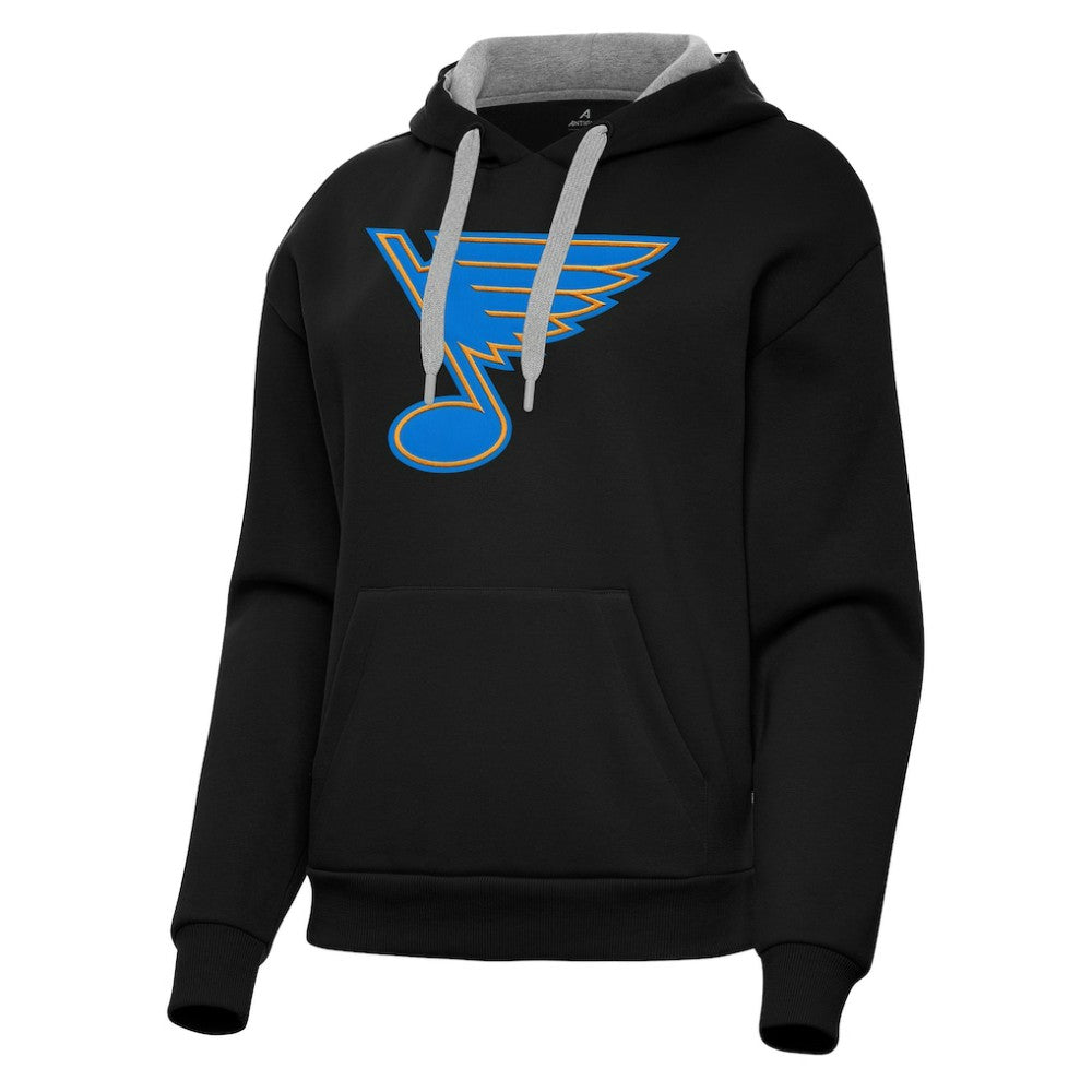 St. Louis Blues Antigua Women's Victory Pullover Hoodie
