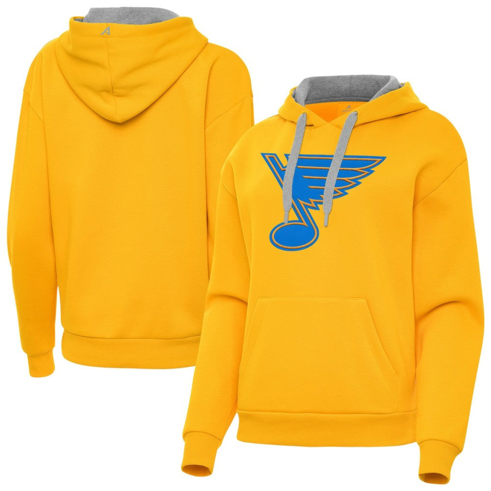 St. Louis Blues Antigua Women's Victory Pullover Hoodie