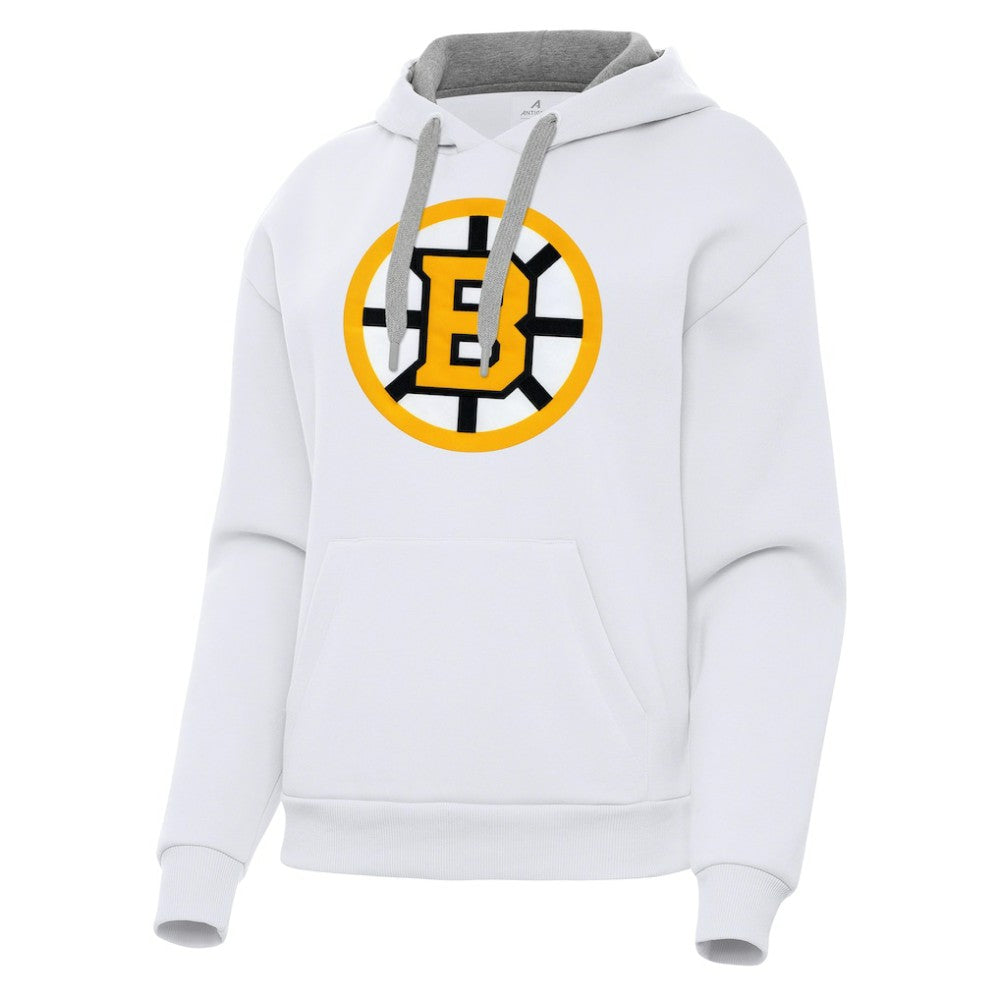 Boston Bruins Antigua Women's Victory Pullover Hoodie